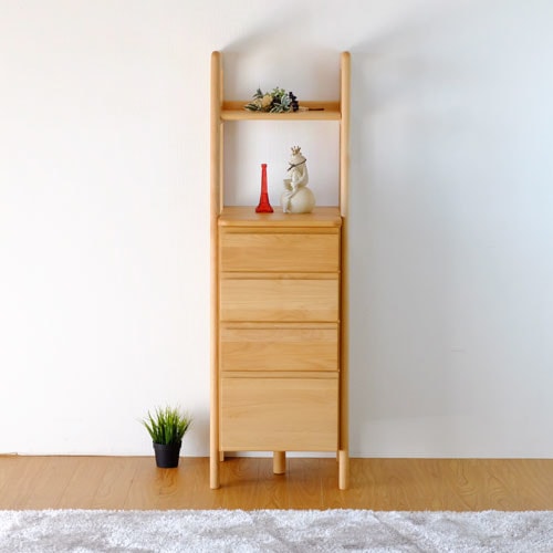 キャビネット 収納 ナチュラル EZ【幅45cm】天然木 | インテリア・家具