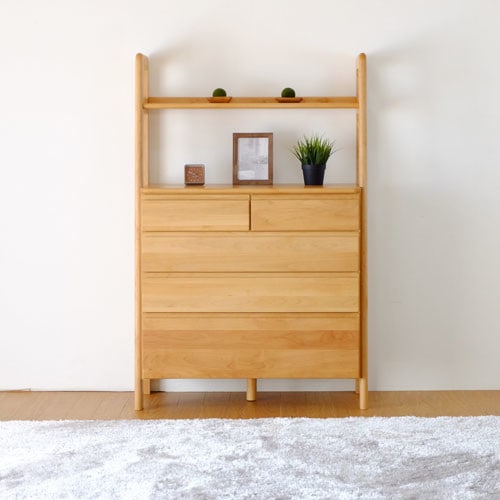 キャビネット 収納 ナチュラル EZ【幅90cm】天然木