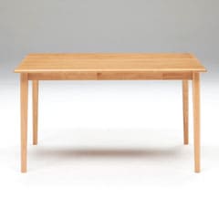 天然木のぬくもりある雰囲気のダイニングテーブル｜幅125cm｜ER