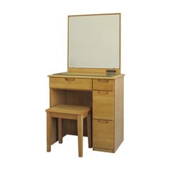 天然木のぬくもりある雰囲気のドレッサー｜幅70cm｜ER