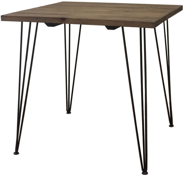 ダイニングテーブル フレーム×古材　カフェやバーに【幅80cm】インダストリアル