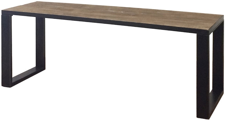 ダイニングベンチ フレーム×古材　カフェやバーに【幅120cm】インダストリアル