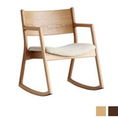 レトロ　ポップ　花柄　ロッキングチェア　レトロ　サイケ　ミッドセンチュリー　北欧 kag-57009_0.jpg