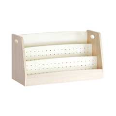 子どもが選びやすい木製絵本ラック｜北欧デザイン