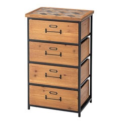 レトロクラシカルなヘリンボーンのチェスト