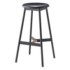 オーク無垢材×スチールの異素材ミックス｜シンプルで個性が光る北欧風ハイスツール