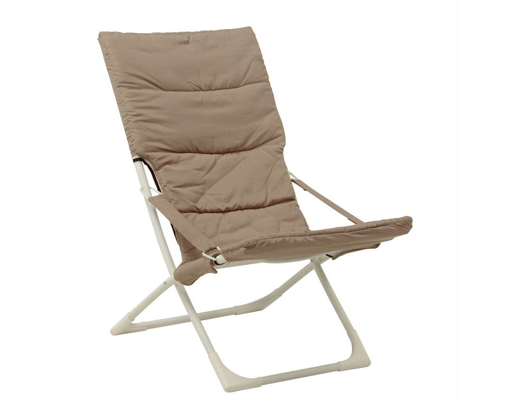 レジャー用 おしゃれなチェア【折りたたみ/ベージュ】ガーデン＆レジャー