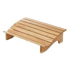 天然木足置き台フットレスト｜疲れにくい角度でデスクワークを快適に