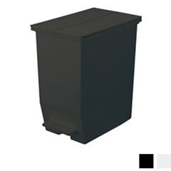 観音開きのペダルダストボックス｜45Ｌ｜ホワイト