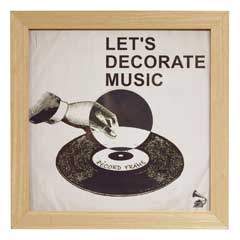 レコードを飾る北欧風フレーム｜LPジャケット対応