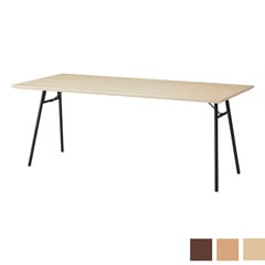 北欧スタイルの天然木ダイニング天板｜幅180cm