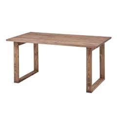 木目を楽しむ天然木のダイニングテーブル｜幅150cm