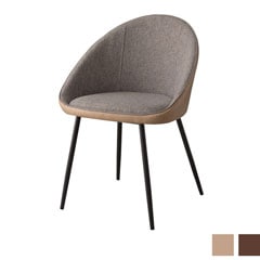 柔らかい丸みを帯びたフォルムのチェア | ソフトレザー