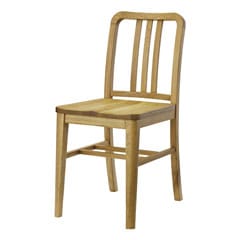 素朴なデザインの木製ダイニングチェア | オーク無垢