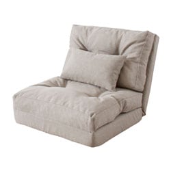 ナチュラルでかわいい雑魚寝ソファベッド ベージュ