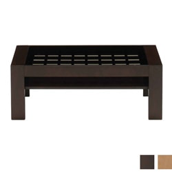 格子デザイン 和洋に置けるセンターテーブル【102cm】