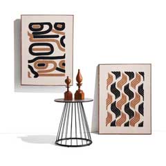 ミッドセンチュリーモダン壁掛けアートパネル