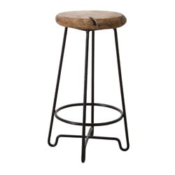 アンティーク無垢材のスツール | 座面の高さ65cm