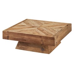 古木で作ったセンターテーブ | 大型リビングルームに