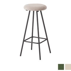 ナチュラル×スチール脚の北欧風ハイスツール｜キッチンやカウンターに最適