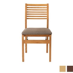 天然木フレームの折りたたみダイニングチェア｜北欧風軽量コンパクトチェア