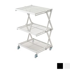 折りたためる収納ラック｜キャスター付きで移動も簡単なフォールディングワゴン