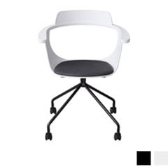 ミニマルな構造のオフィスチェア｜キャスター付き｜モダンインテリア