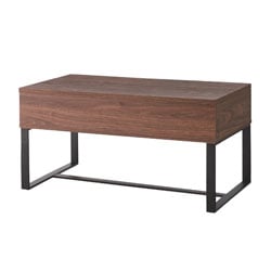 スチール脚のモダンな2ＷＡＹテーブル | 幅90cm