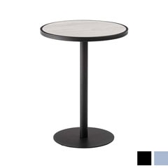 丸型サイドテーブル 大理石調 幅42cm｜リビングやベッドサイドに馴染むモダンデザイン