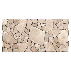 天然石調フロアパネル｜乱形デザインで敷くだけ映える｜西欧風テラスに最適