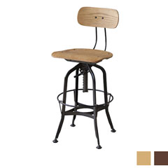 昇降機能付きブルックリンテイストのカウンターチェア | インダストリアル