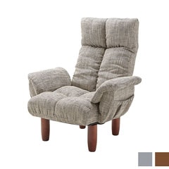 くつろぎ自在ハイバックリクライニングチェア｜5段階リクライニング×ロータイプ対応