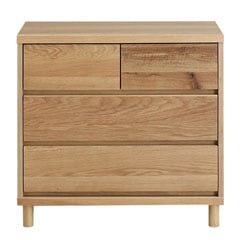 リビングチェスト レギュラー｜幅75cm｜北欧ナチュラル　HW