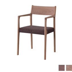 ジャパンメイド | 木肘ダイニングチェア | シンプルなデザイン