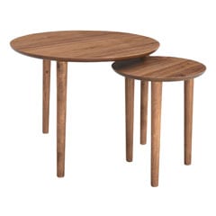 ウォルナットのサイドテーブル | ネストテーブル