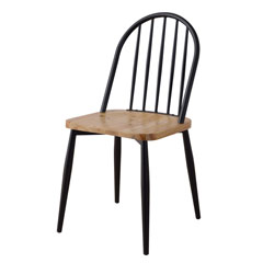 北欧ダイニングチェア｜ウィンザーチェア | ナチュラル＆ブラック