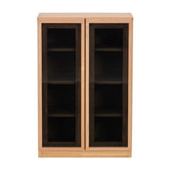 ブックシェルフ | ガラス扉のロータイプ | JEN 幅60cm