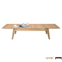 ロースタイルのエクスパンションテーブル | 120/180cm | copan
