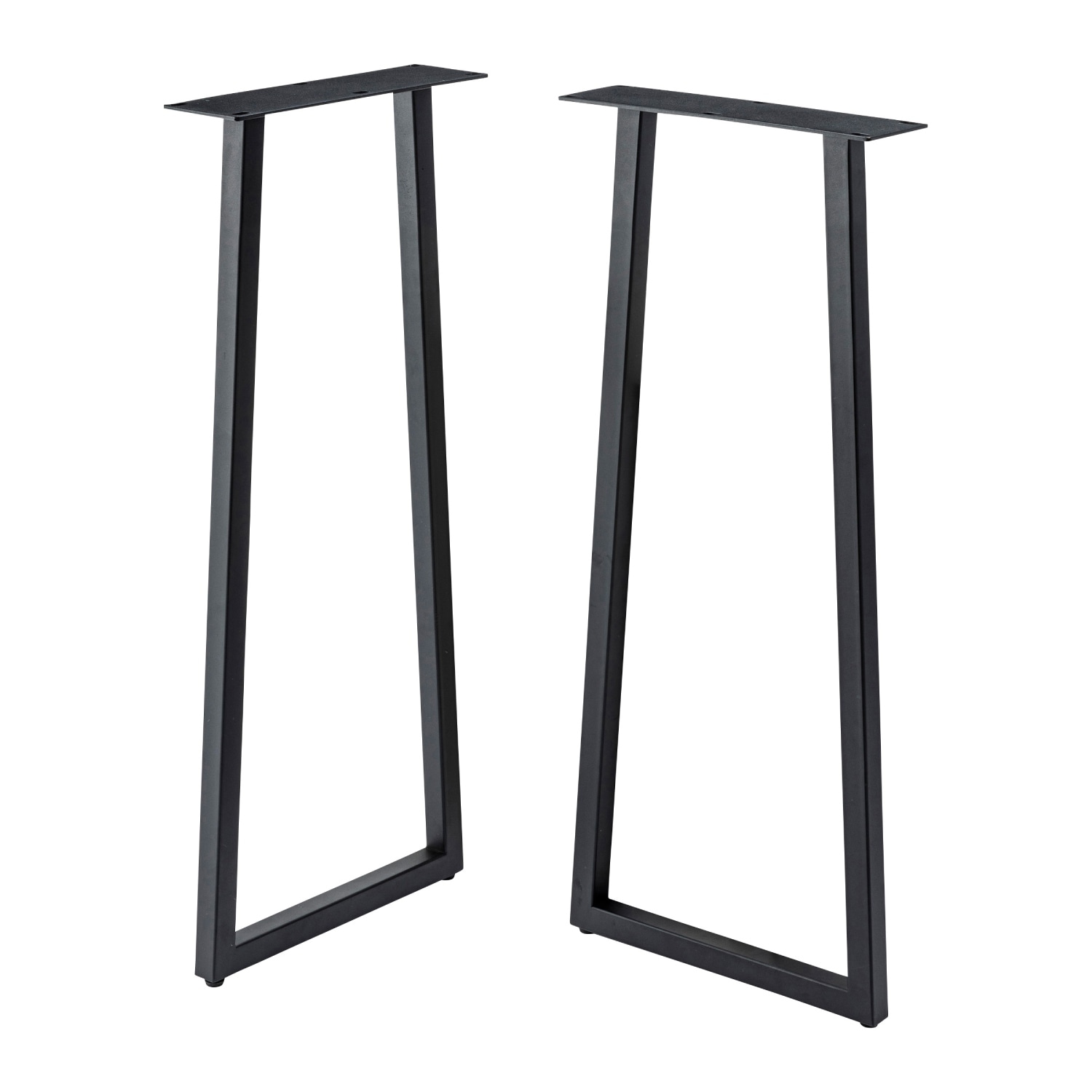 テーブル用スチール脚パーツ｜高さ70.5cm〈アジャスター付き／2本セット〉