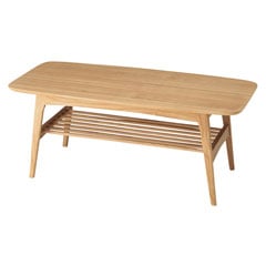 天然木アッシュを使用した北欧デザインのセンターテーブル | 幅105cm