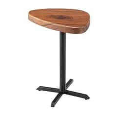 天然木の温もり纏うカフェ風サイドテーブル