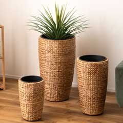 ハンドメイドバスケットプランター｜ハイタイプ