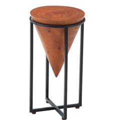 天然木のデザイナーズサイドテーブル | Monku | S