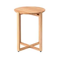 北欧ナチュラルサイドテーブル｜天然木×丸型デザイン