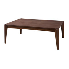 ウォルナット調の布団がズレにくいコタツテーブル | 幅105cm