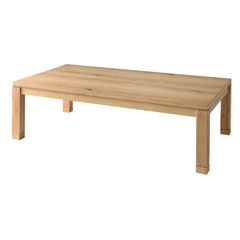 直線デザインのシンプルなコタツ | 幅135cm