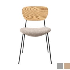 北欧ダイニングチェア｜木目背もたれとミニマルなデザイン