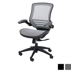 背もたれメッシュ×アームにレザーを使用したオフィスチェア