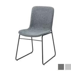 スチール脚×ファブリックの曲線美ダイニングチェア｜北欧モダンなダイニングに