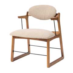 天然木のフロアチェア｜和洋空間に映える上質デザイン｜座面高42cm